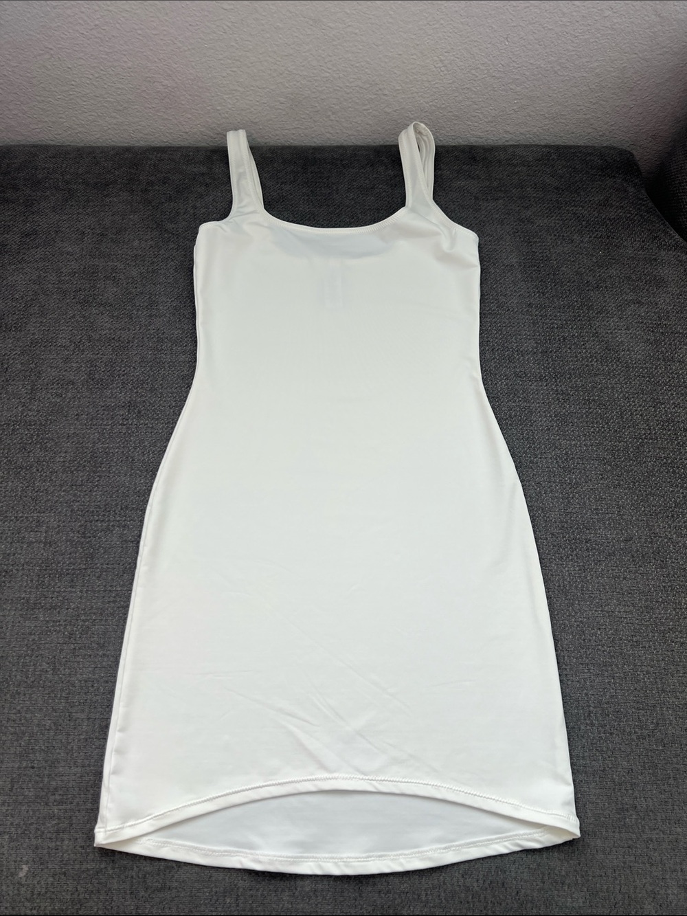 SKIMS White Tank Mini Dress